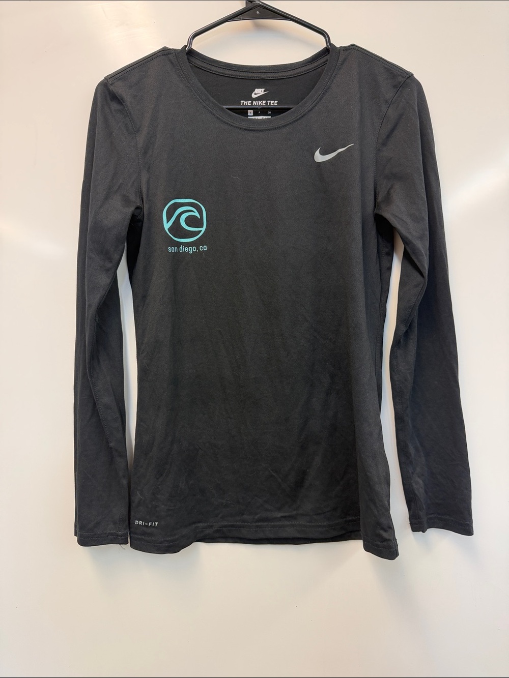 Nike Women's Black Long Sleeve Dri-FIT Tee